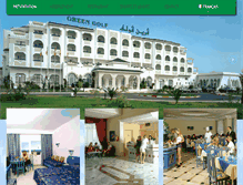 Tablet Screenshot of greengolf-hotel.com